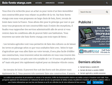 Tablet Screenshot of bois-forets-etangs.com